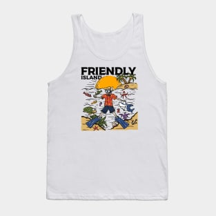 Friendly Island (color) Tank Top